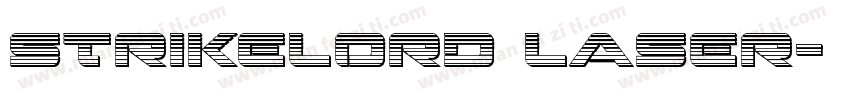 strikelord laser字体转换